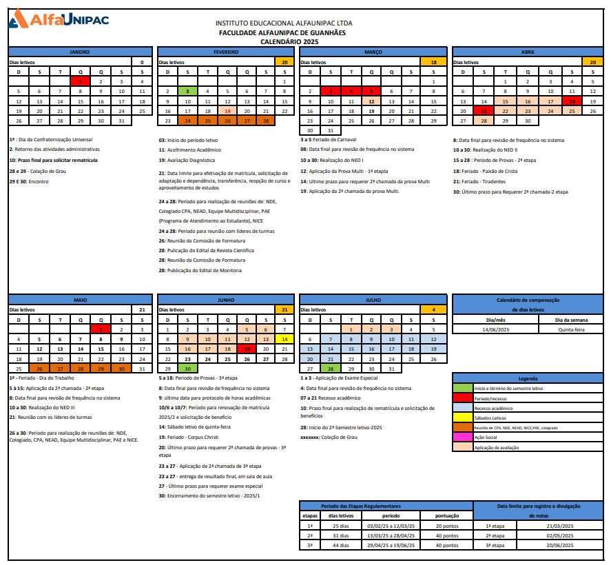 Calendário
